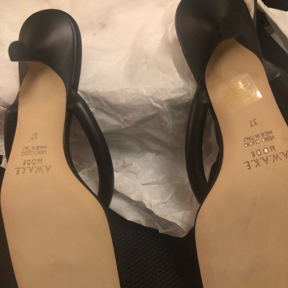 NWT A.W.A.K.E Mode leather sandals 6.5 7 - Picture 3 of 8